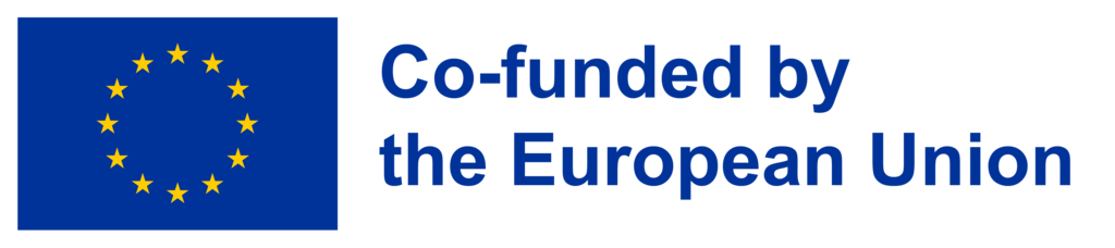 The flag of the European Union with the text "Co-funded by the European Union"